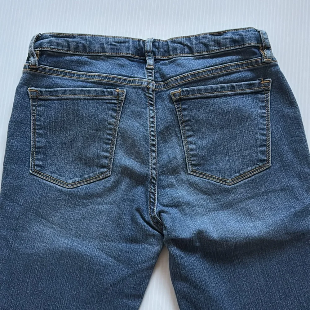 Gap kids factory super skinny fit blue jeans.  Girls size 14